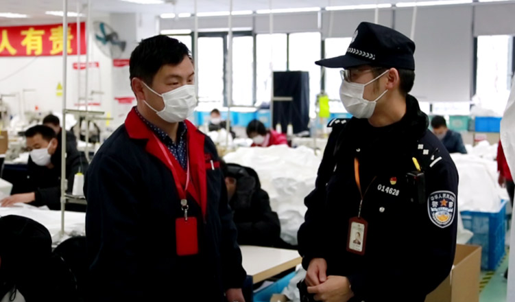 滬警方主動對接我司，保障誠格一次性防護(hù)服安全生產(chǎn)
